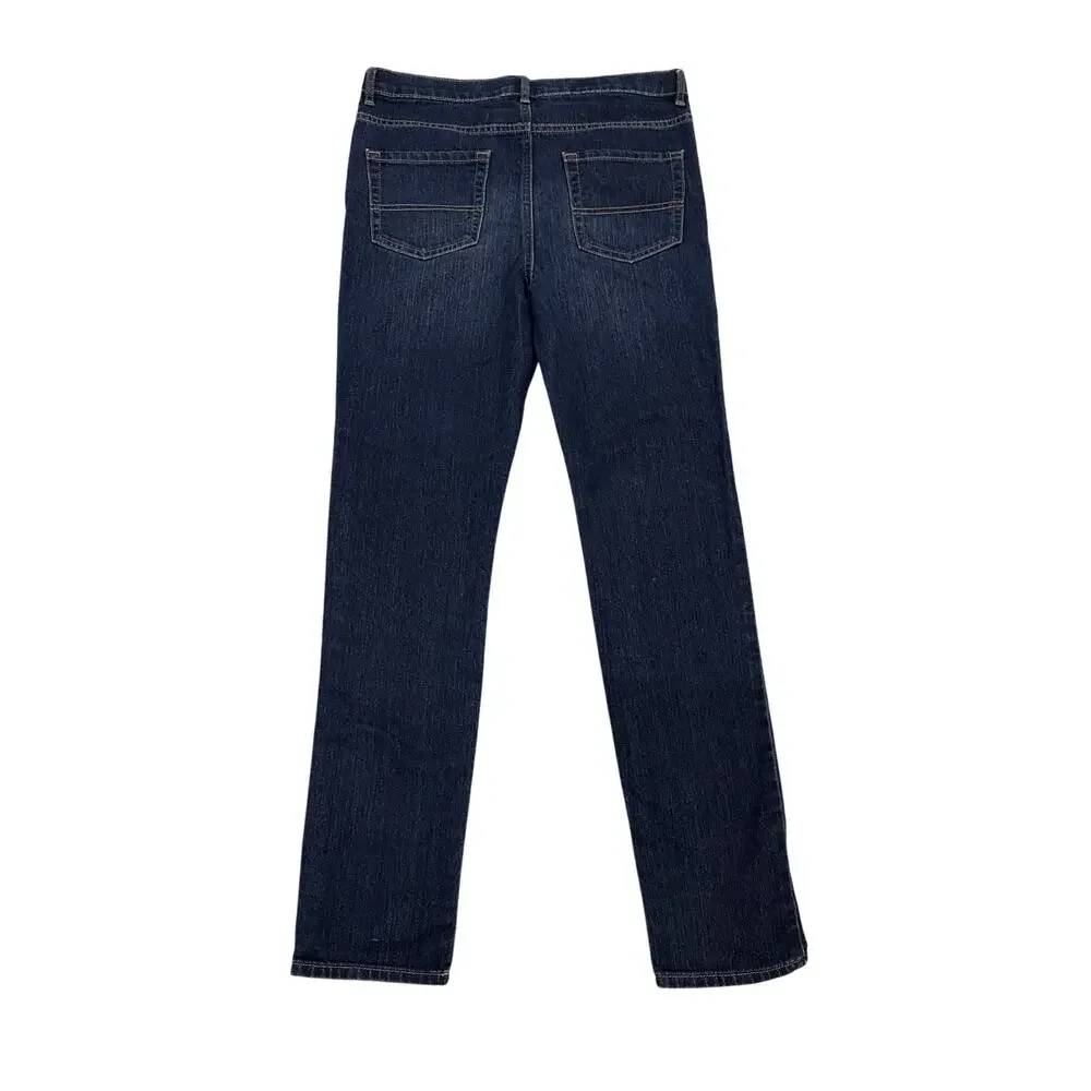 Children's Place Dark Denim Adjustable Waist Skinny Jeans Size Youth Boy's 16